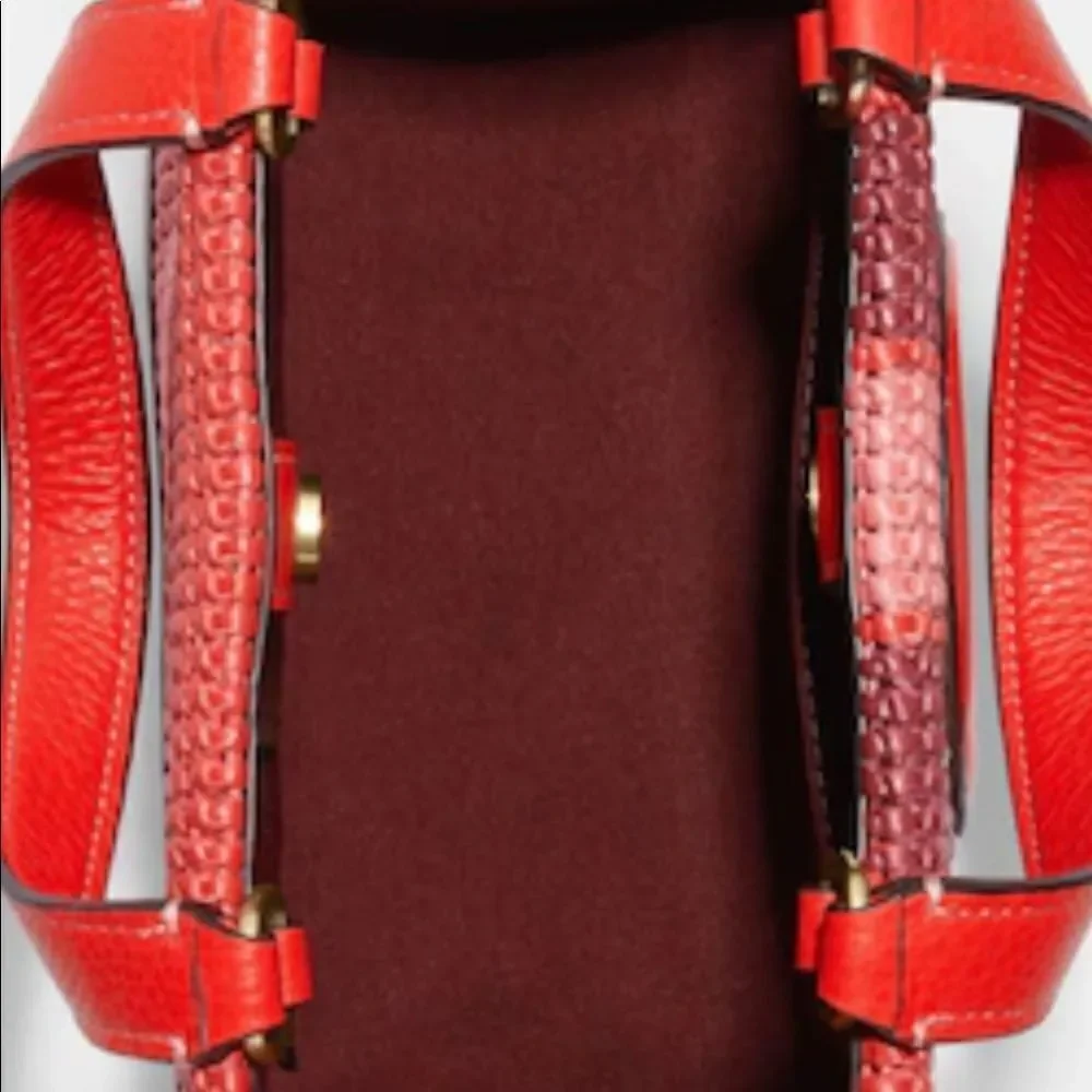 COACH DEMPSEY With large COACH PATCH LOGO . Removable strap. DEAD STOCK